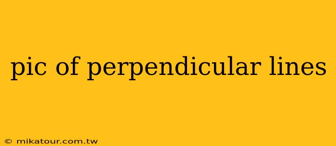 pic of perpendicular lines