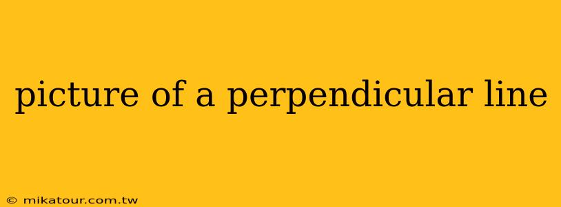 picture of a perpendicular line