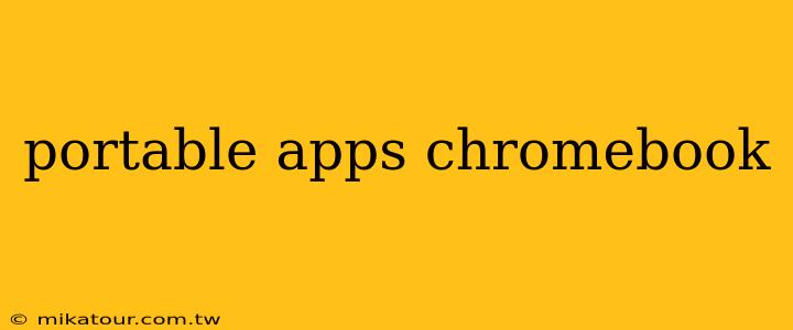 portable apps chromebook