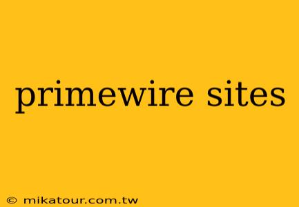 primewire sites