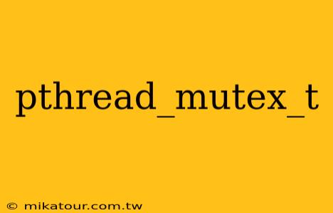 pthread_mutex_t