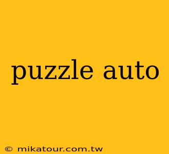 puzzle auto