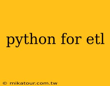 python for etl