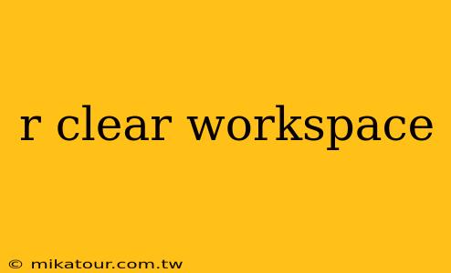 r clear workspace