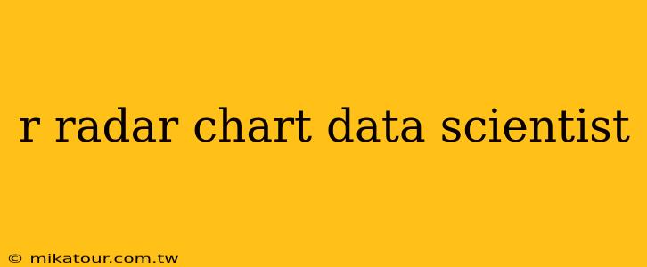 r radar chart data scientist