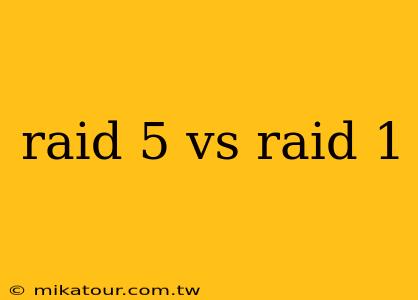 raid 5 vs raid 1