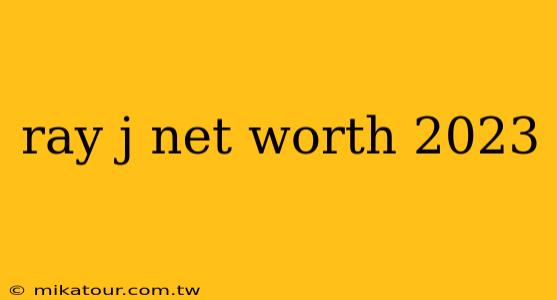 ray j net worth 2023