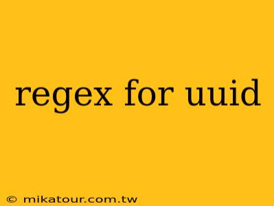 regex for uuid