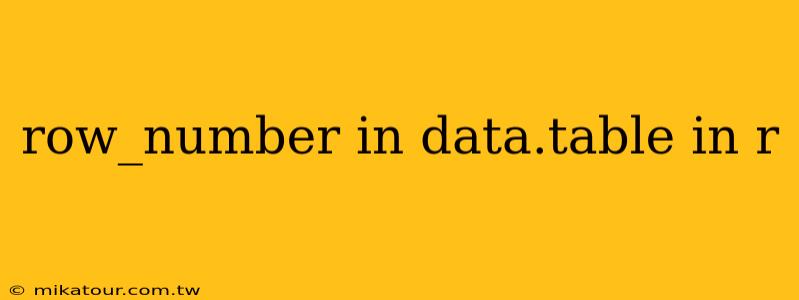 row_number in data.table in r