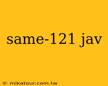 same-121 jav