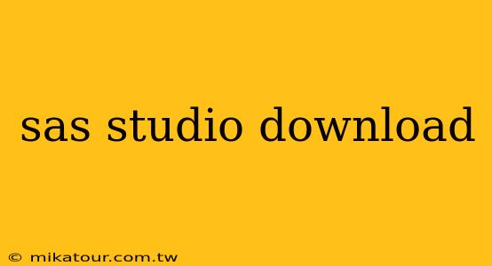 sas studio download