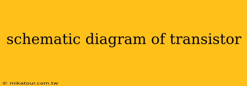 schematic diagram of transistor