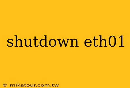 shutdown eth01