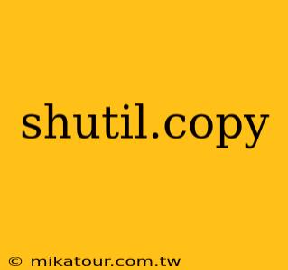 shutil.copy