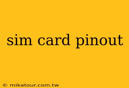 sim card pinout