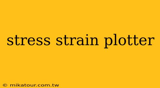 stress strain plotter