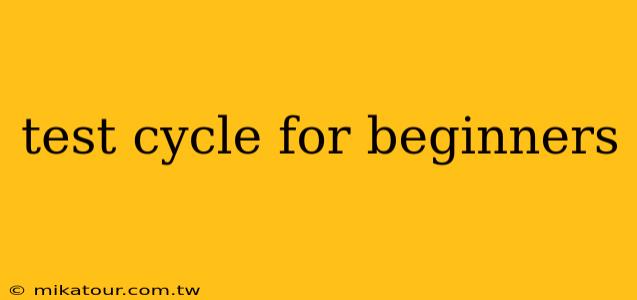 test cycle for beginners