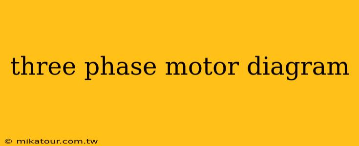 three phase motor diagram