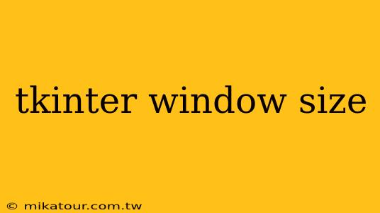 tkinter window size