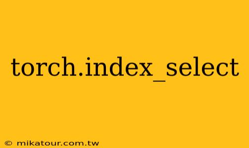 torch.index_select