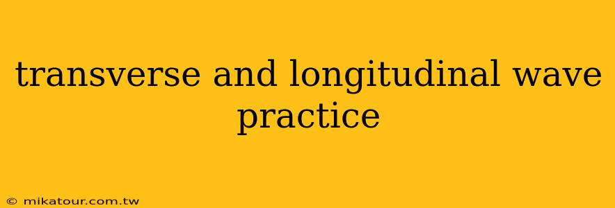 transverse and longitudinal wave practice