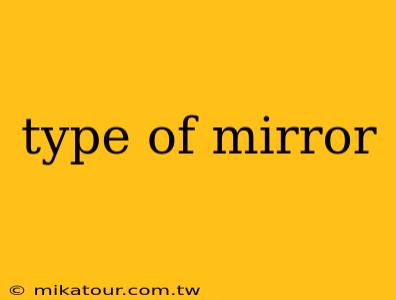 type of mirror