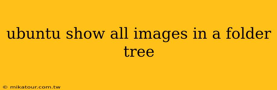 ubuntu show all images in a folder tree