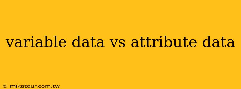 variable data vs attribute data