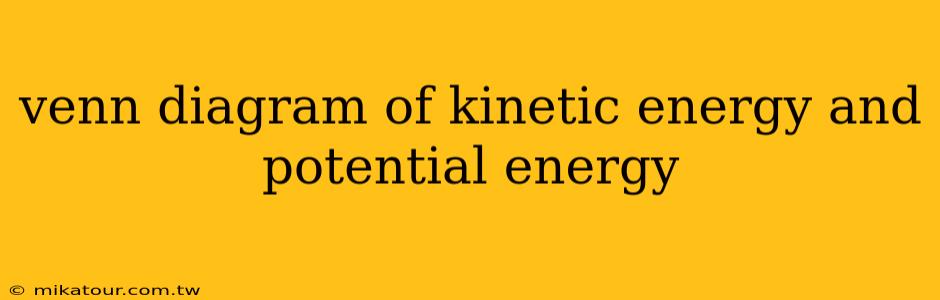 venn diagram of kinetic energy and potential energy