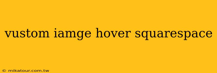 vustom iamge hover squarespace