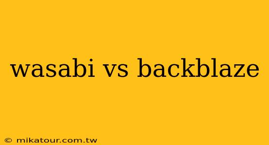 wasabi vs backblaze