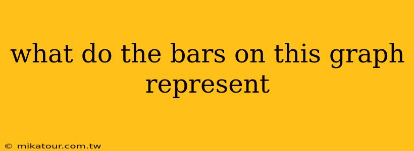 what do the bars on this graph represent