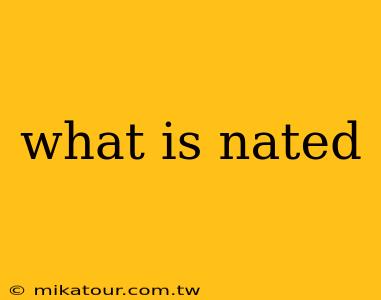 what is nated