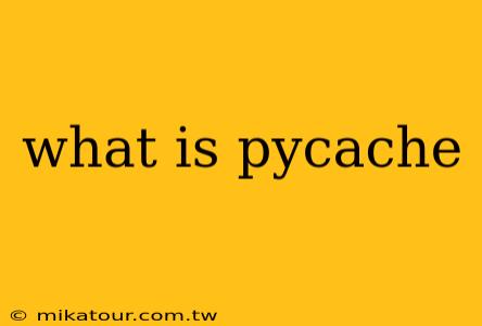 what is pycache