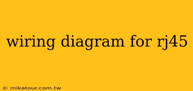 wiring diagram for rj45