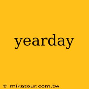 yearday