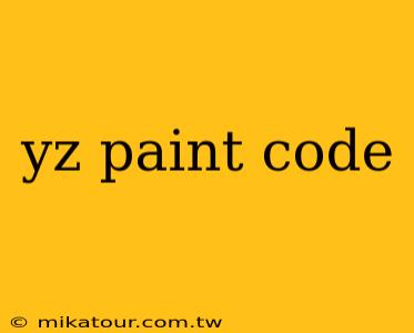 yz paint code